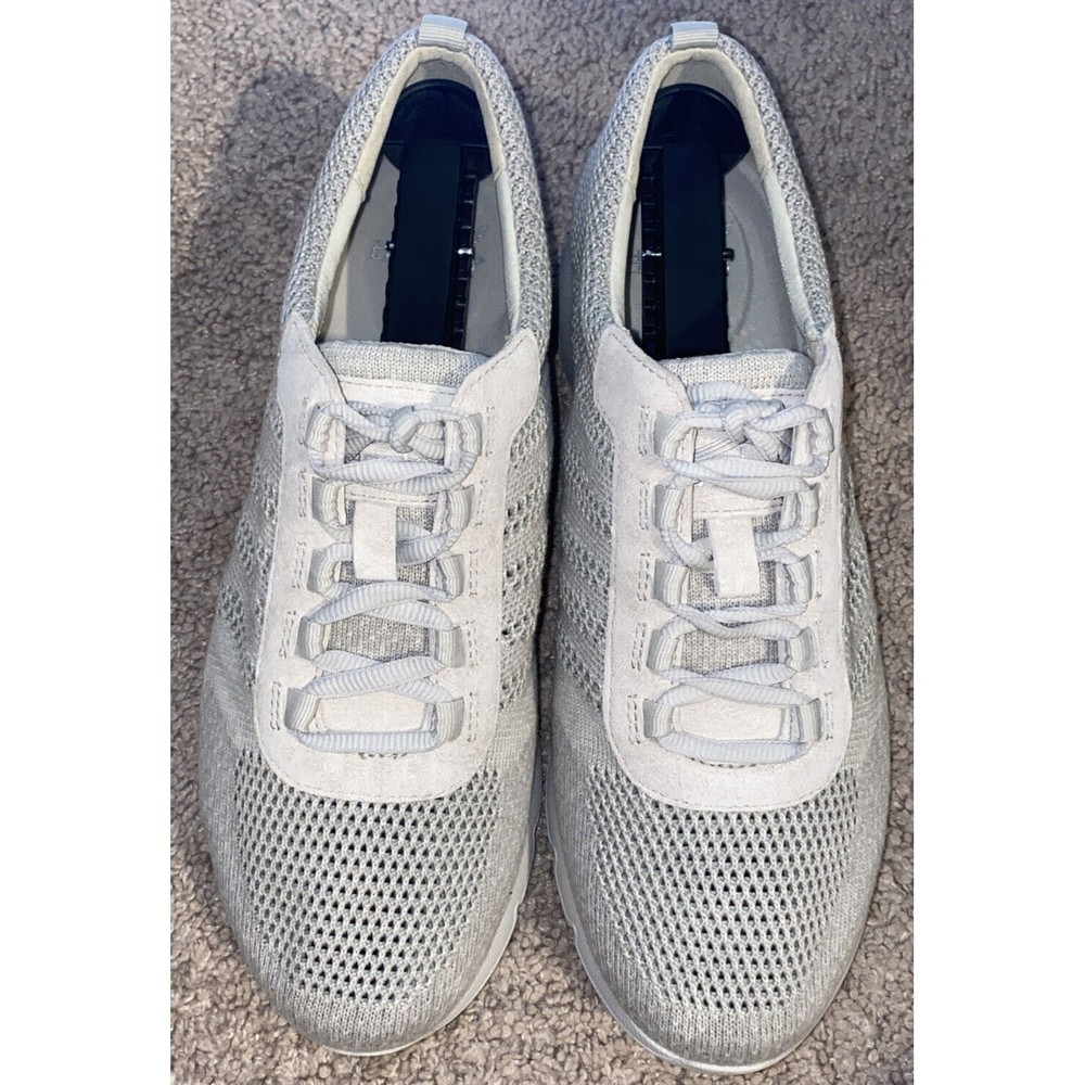 WOMEN`S DANSKO ADRIANNE WASHED KNIT ATHLETIC SNEAKERS SIZE 39 (US 8.5/9) IVORY